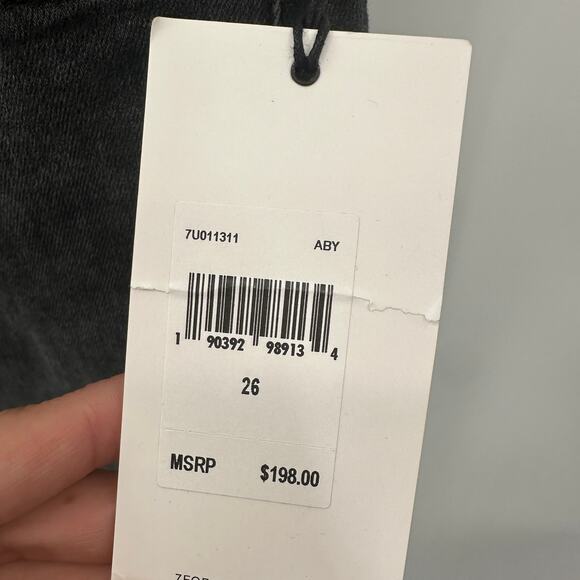 7 FOR ALL MANKIND NWT Luxe Vintage Aubrey High Waist Skinny Jean In Abbey // 26 - Picture 8 of 11